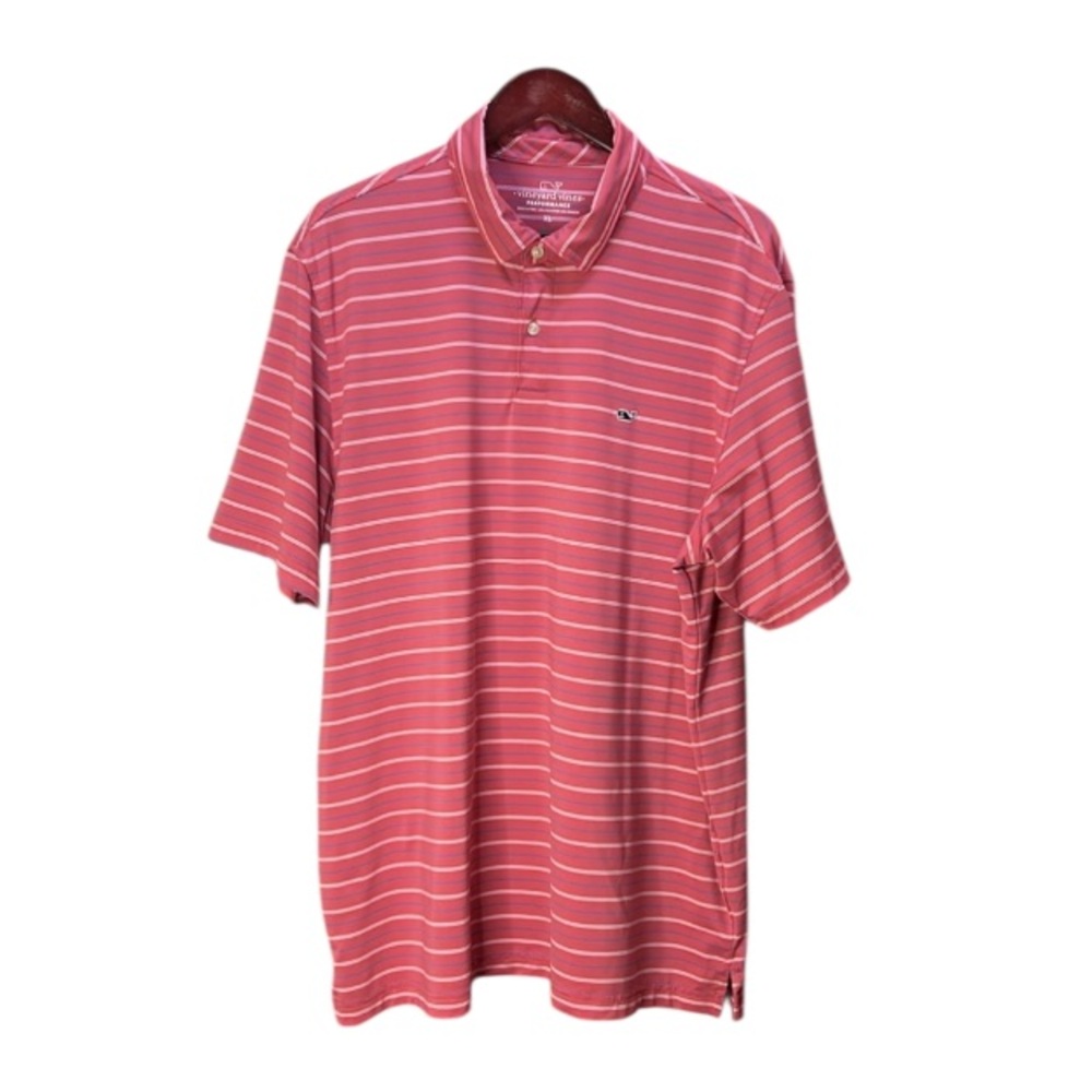 Vineyard Vines Performance Mens XL 
85% poly 15% spandex Polo Golf short sleeve